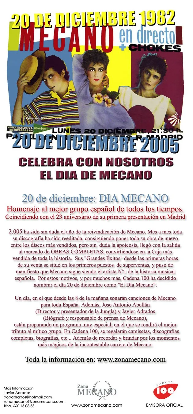 Post Facebook Mecano
